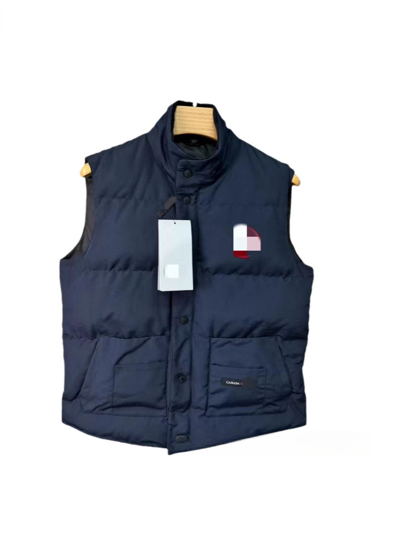 Big Goose Vest Winter New Cotton Padded Thickened Warm Jacket