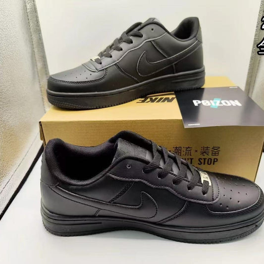 New Air Force Shell Toe No.1 Sneakers Boys Soft Sole Board Shoes Children's Shoes Girls White Shoes Non-Slip