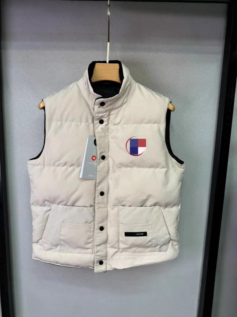 Big Goose Vest Winter New Cotton Padded Thickened Warm Jacket