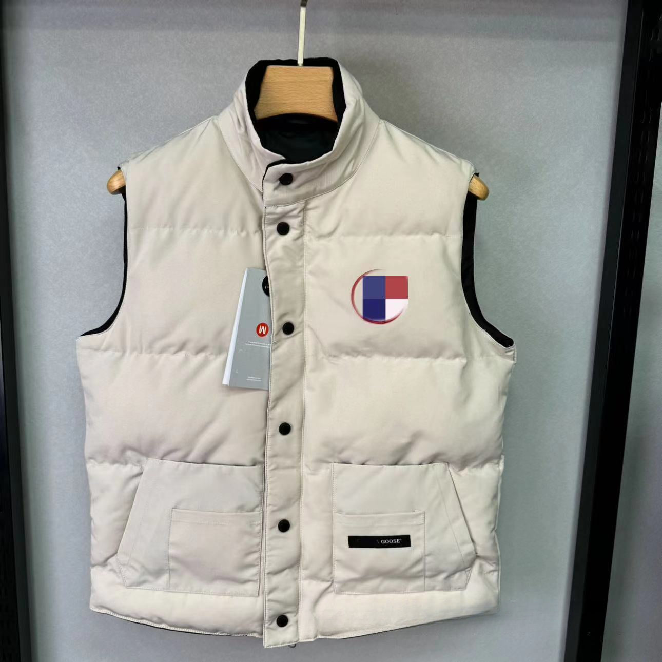 Big Goose Vest Winter New Cotton Padded Thickened Warm Jacket