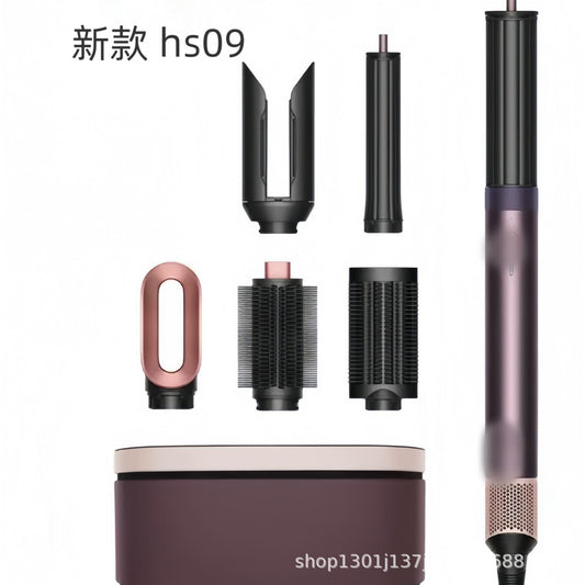 HS09  6-in-1 Curling Iron Hair Dryer Straightener Multi-Function Styling Curling