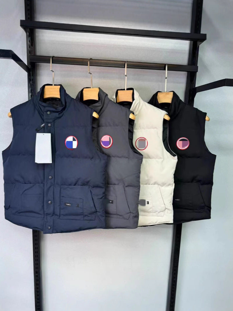Big Goose Vest Winter New Cotton Padded Thickened Warm Jacket